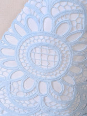 A-Line Lace Spaghetti Straps V-Neck Short Homecoming Dress