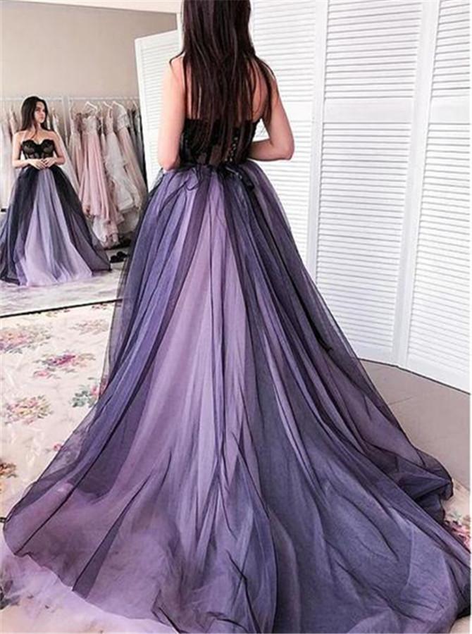 Charming Sweetheart Ball Gown Tulle Prom Dress