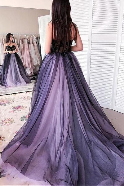 Charming Sweetheart Ball Gown Tulle Prom Dress