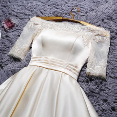 Off-Shoulder Short Prom Dresses, Homecoming Dress with Sleeves